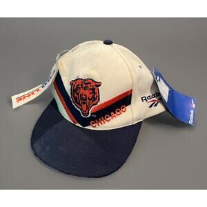 VTG Chicago Bears Reebok Pro Line Snapback Hat Cap W/Tags NFL Football